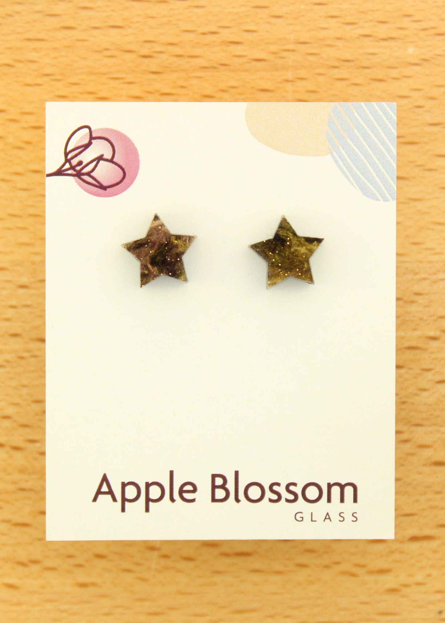'Galaxy' Star Studs Earrings