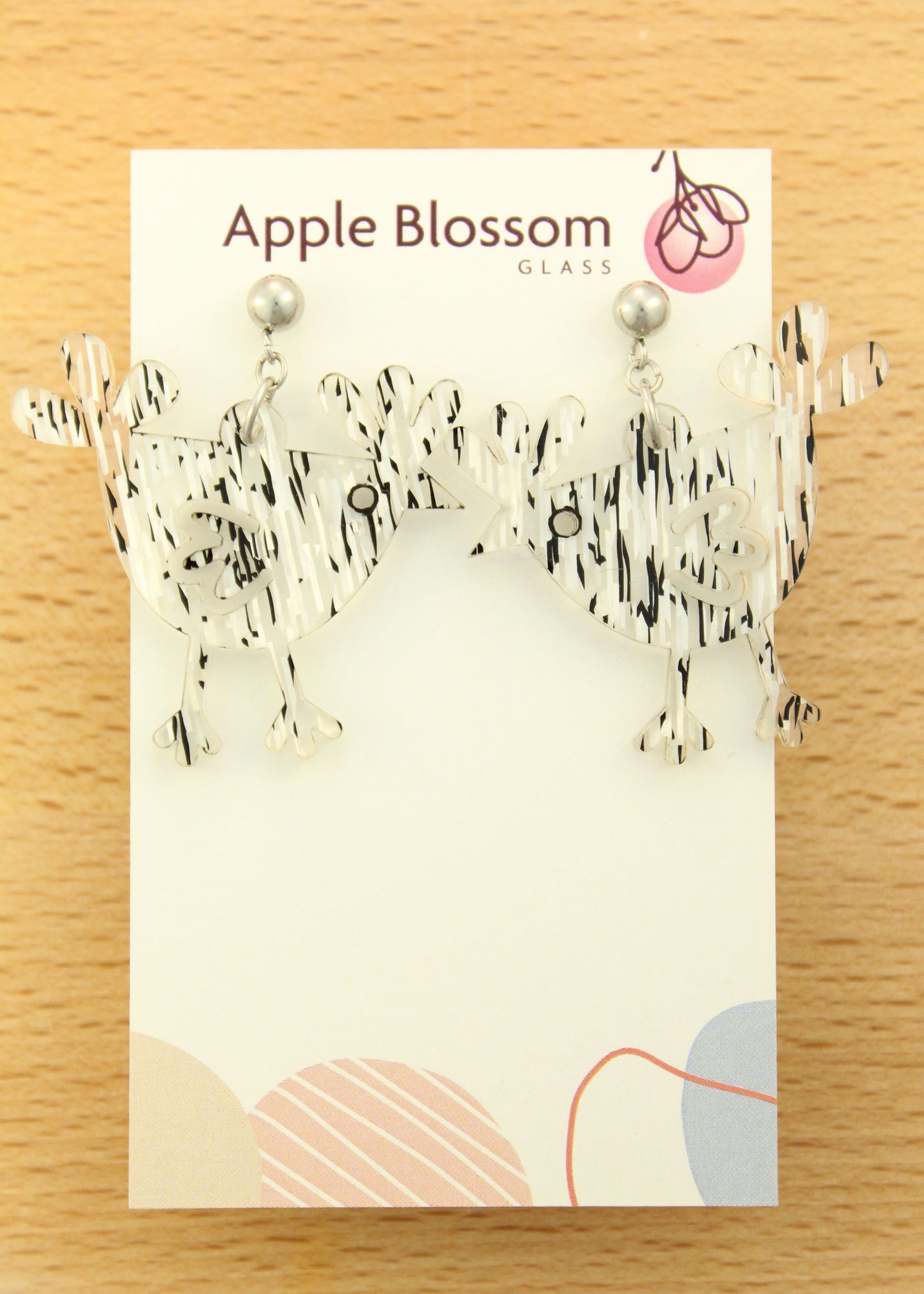 'Here Chook Chook!' Acrylic Earrings