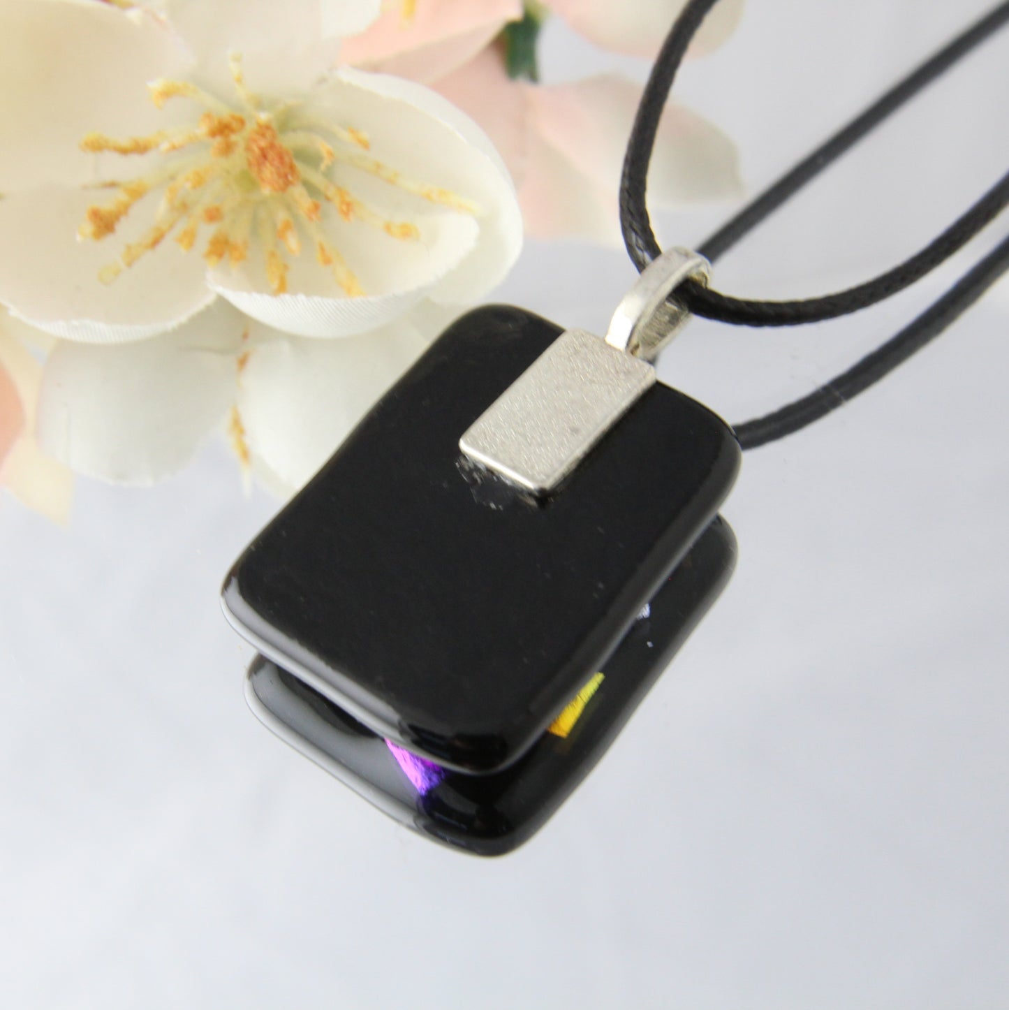 A Bit of This and That - Fused Glass Pendant