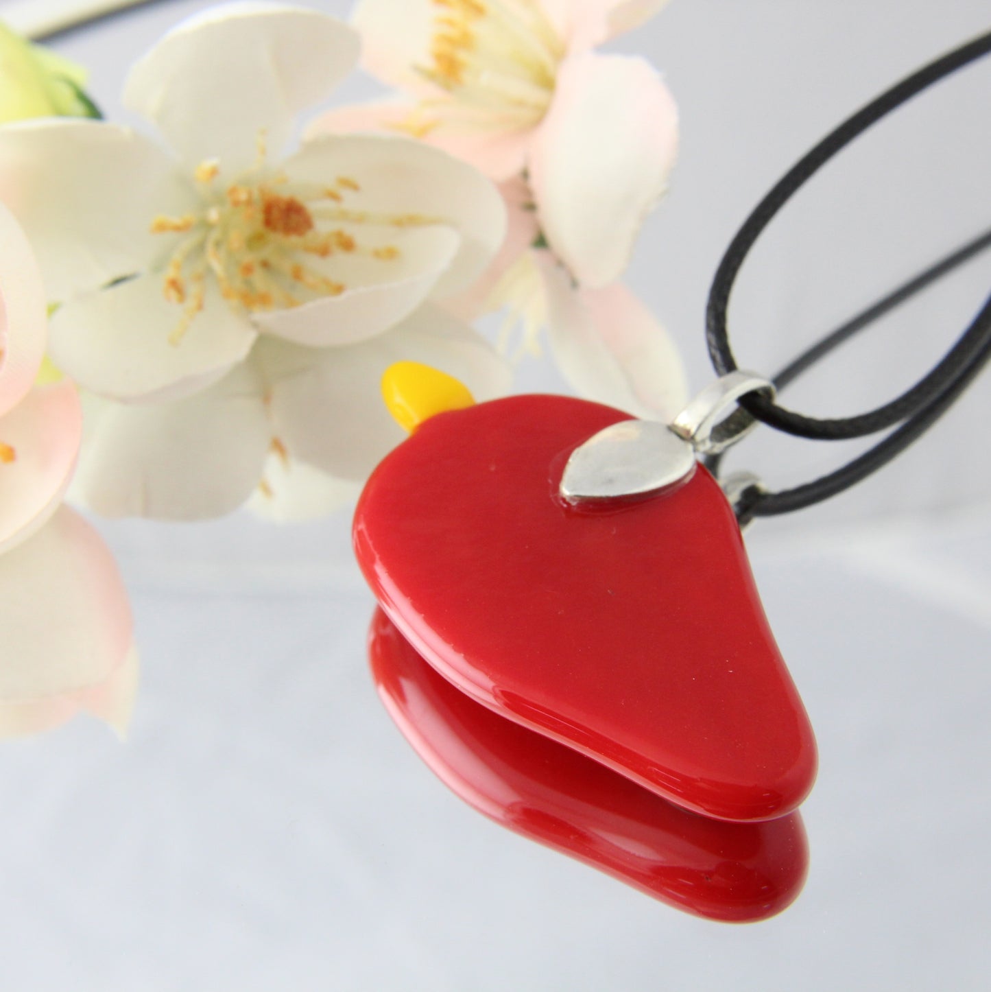 Bird with Attitude! Fused Glass Pendant