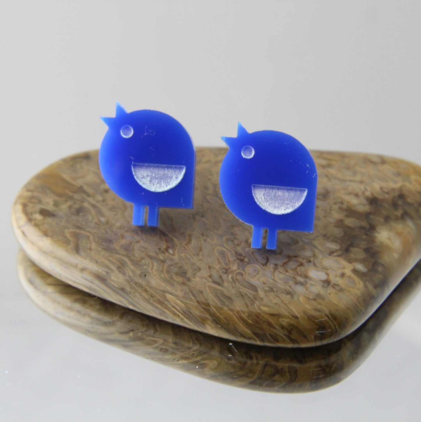 'Calling Birds' Acrylic Stud Earrings