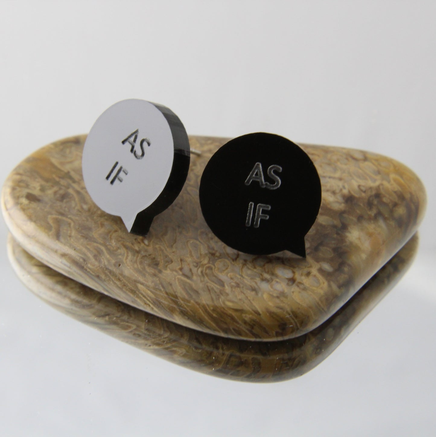 Naughty Stud Earrings - Only look if you like sweary studs!