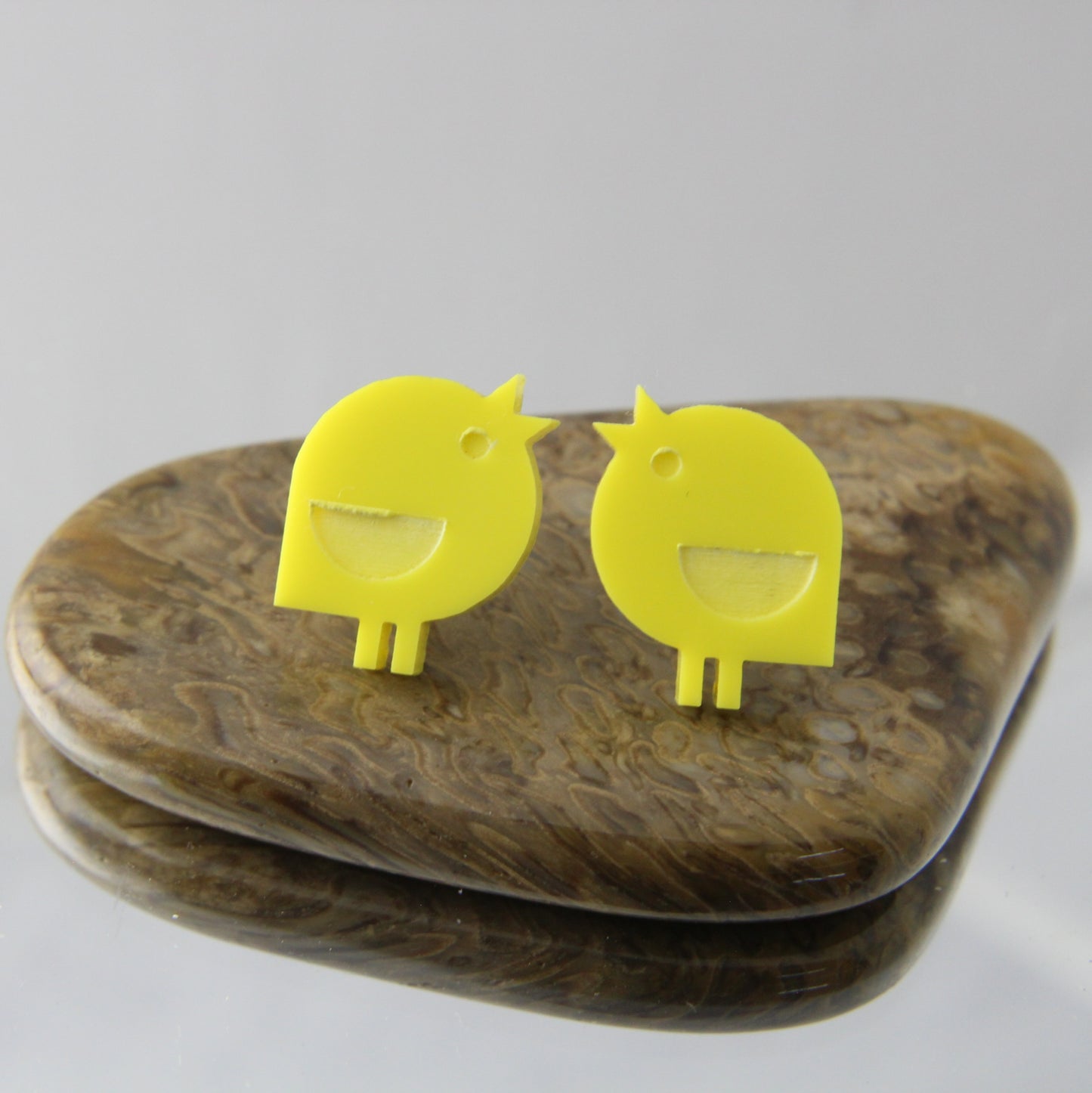 'Calling Birds' Acrylic Stud Earrings