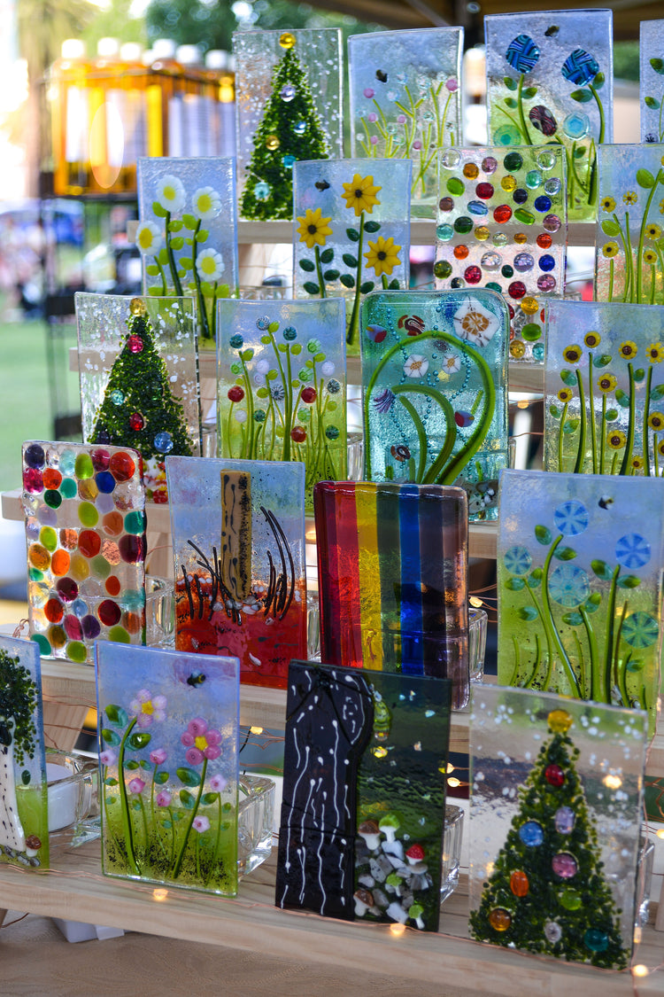 Fused Glass Tealights