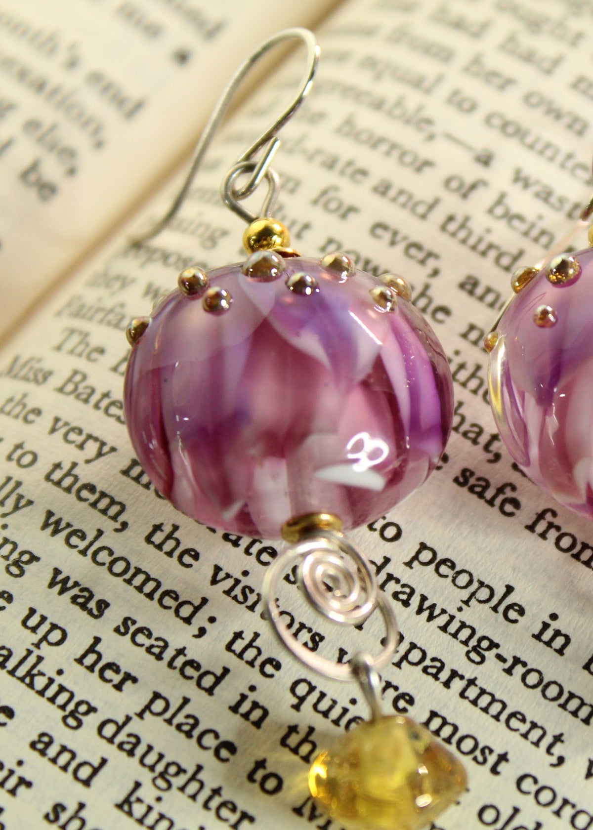 'Bloom Implosion' Glass Earrings