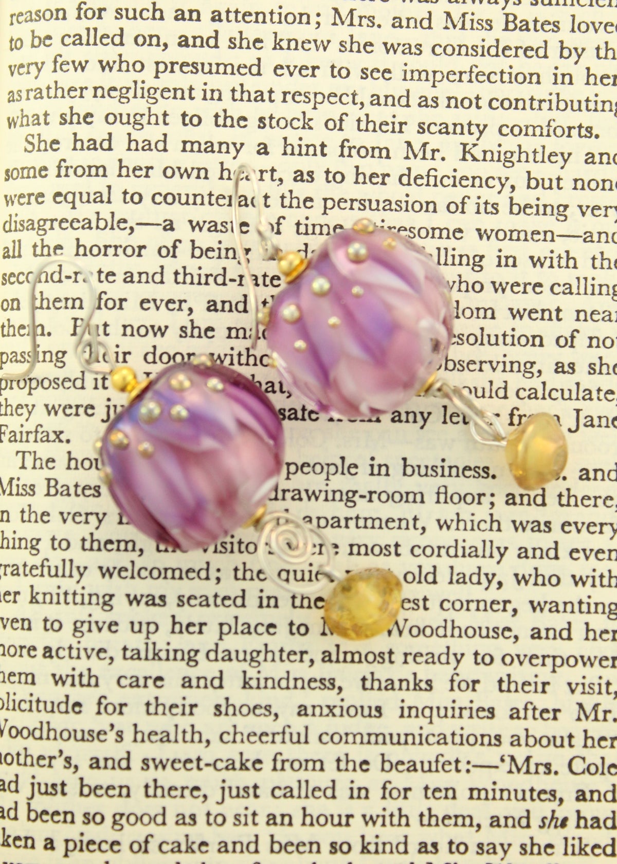 'Bloom Implosion' Glass Earrings
