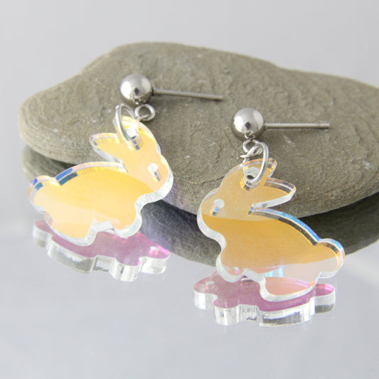 'Easter Bunny' Acrylic Dangles