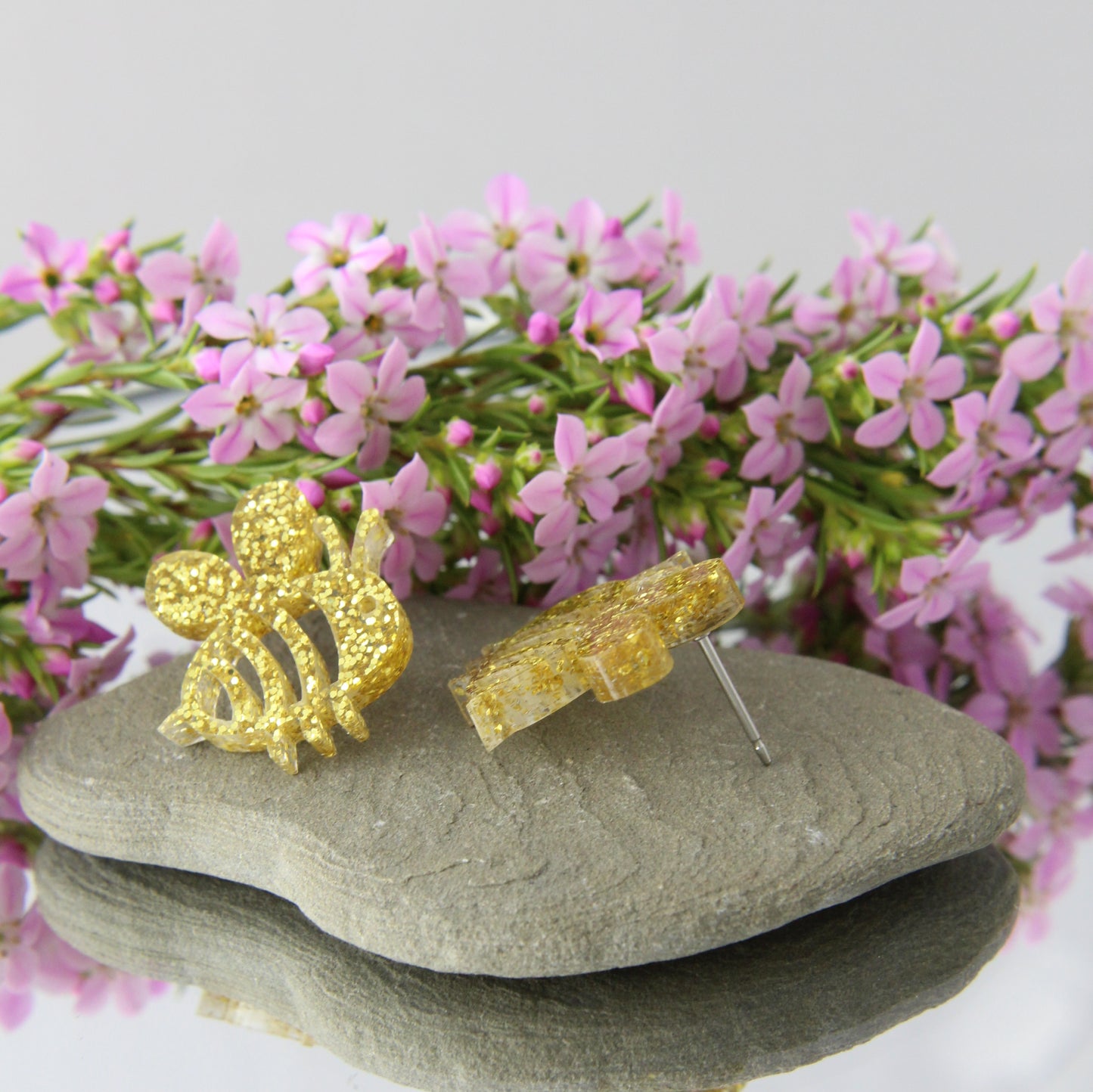 'Bee Yourself' Acrylic Earrings