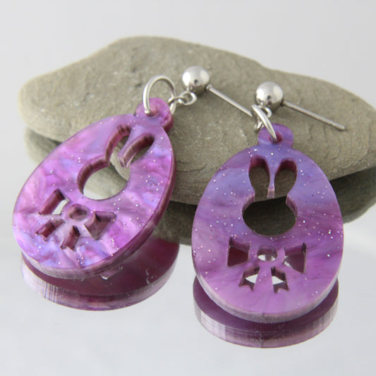 'Wizard Bunny' Easter Stud Earrings
