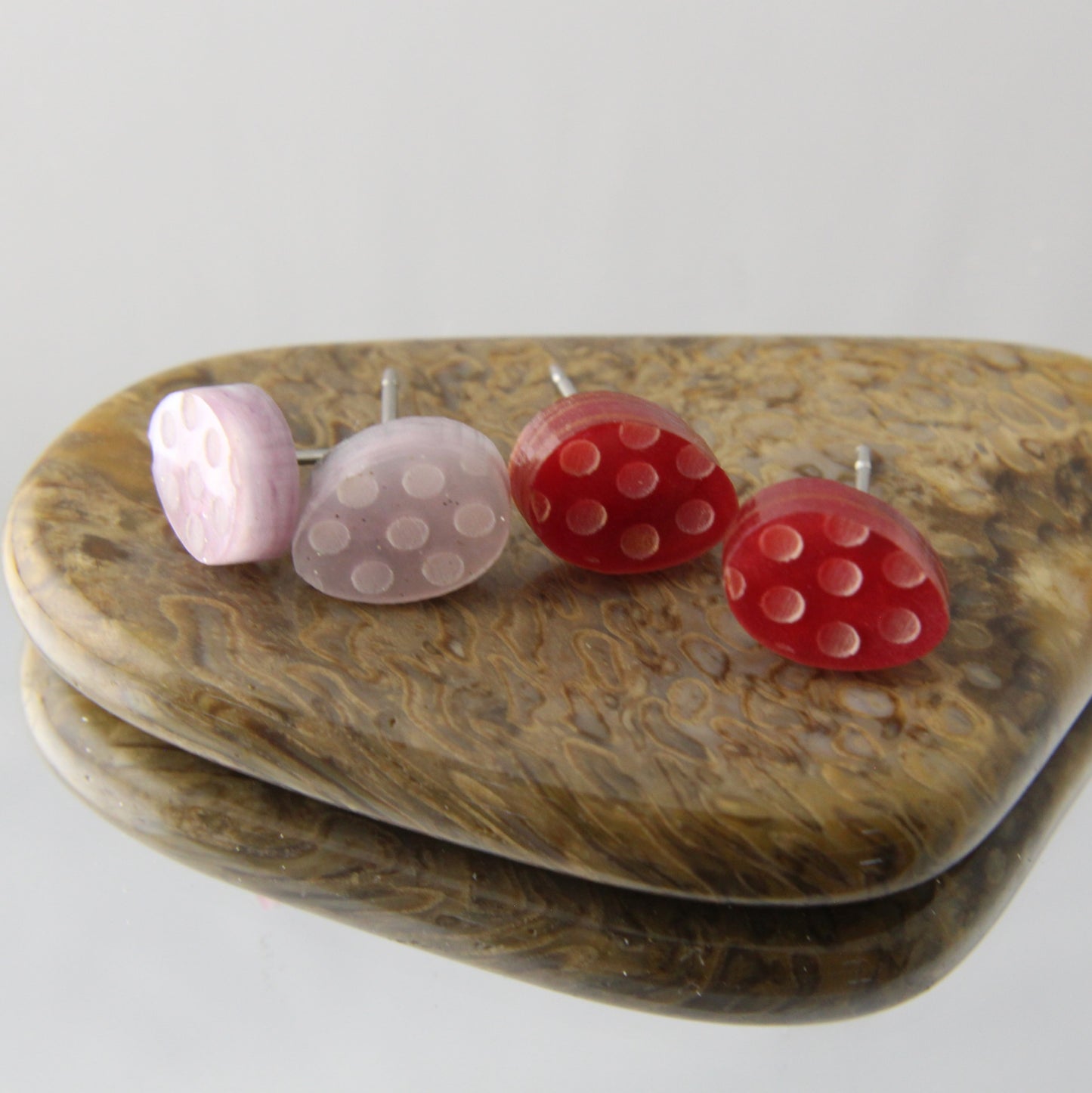 Spotted Easter Egg Mini Earrings Studs