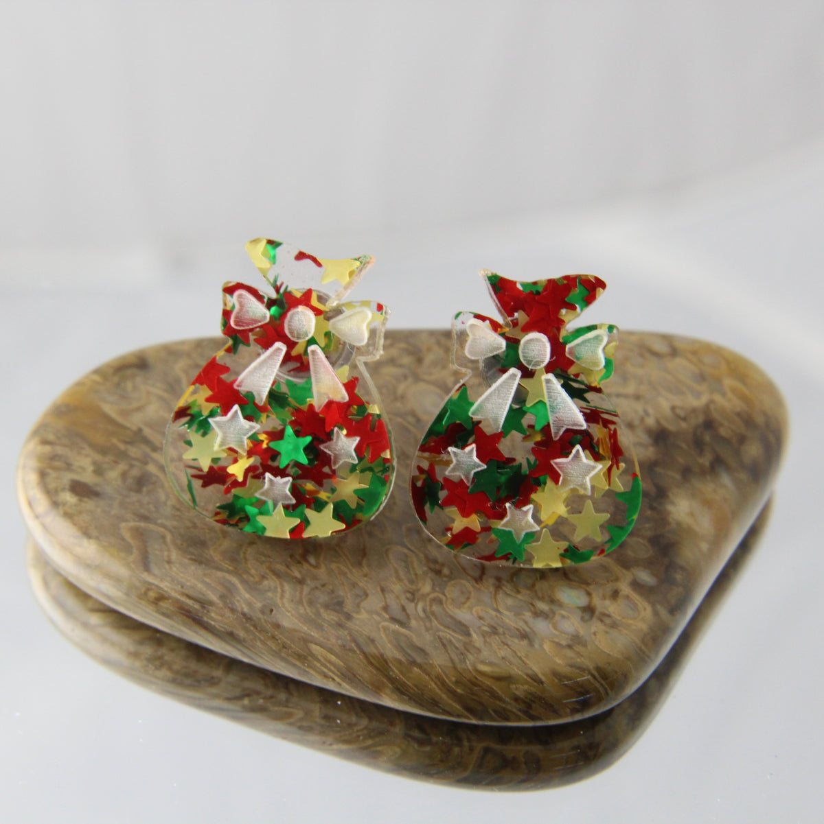 Santa's Sack Stud Earrings