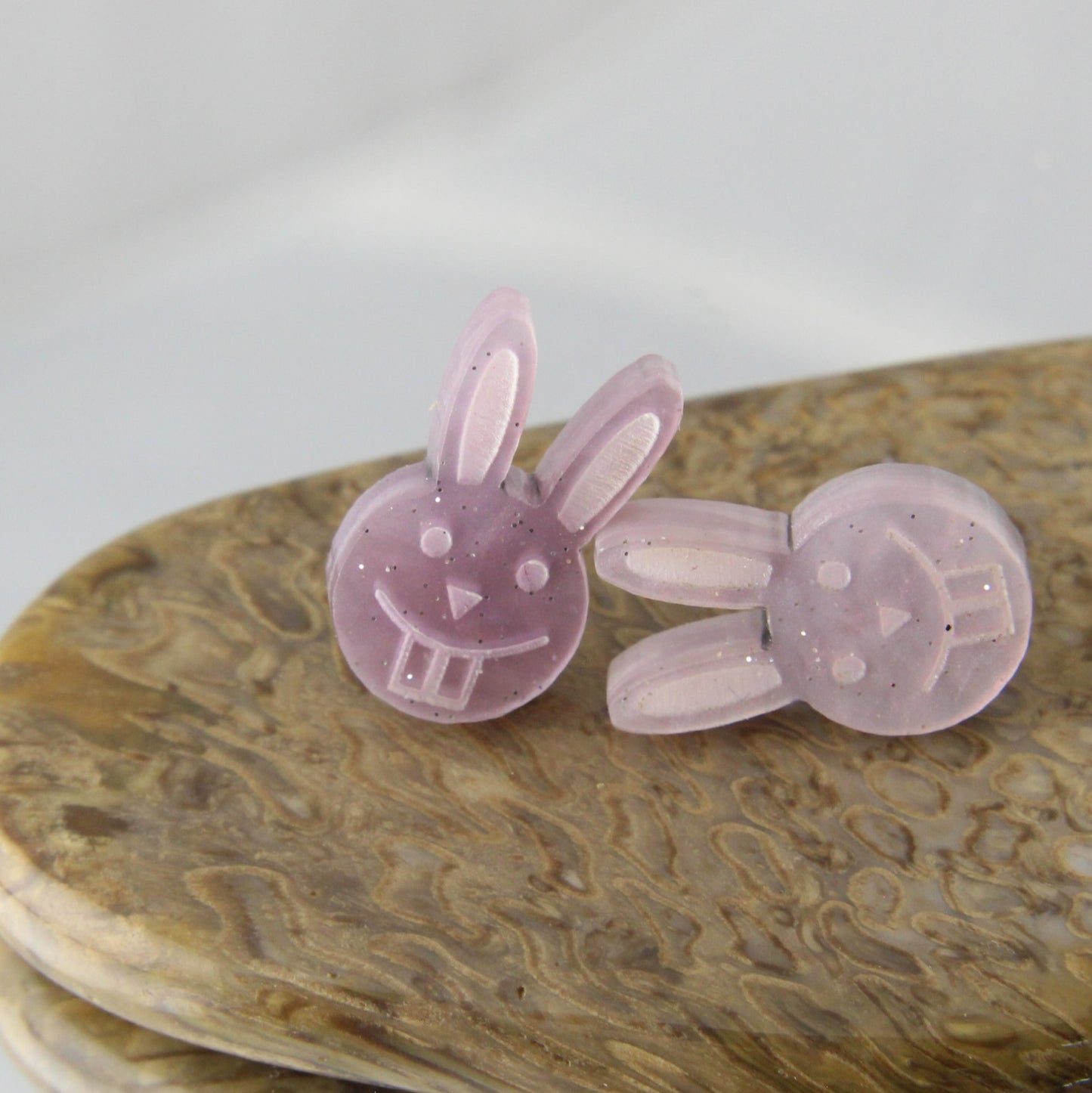 Smiley Bunny Earrings Studs