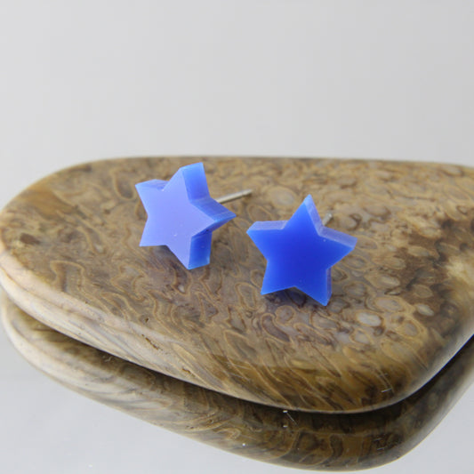 Small Stars Acrylic Stud Earrings