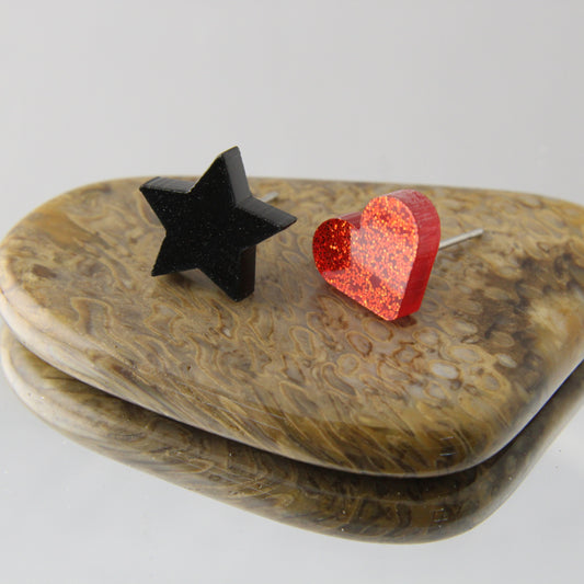 Feeling Lucky Acrylic Stud Earrings