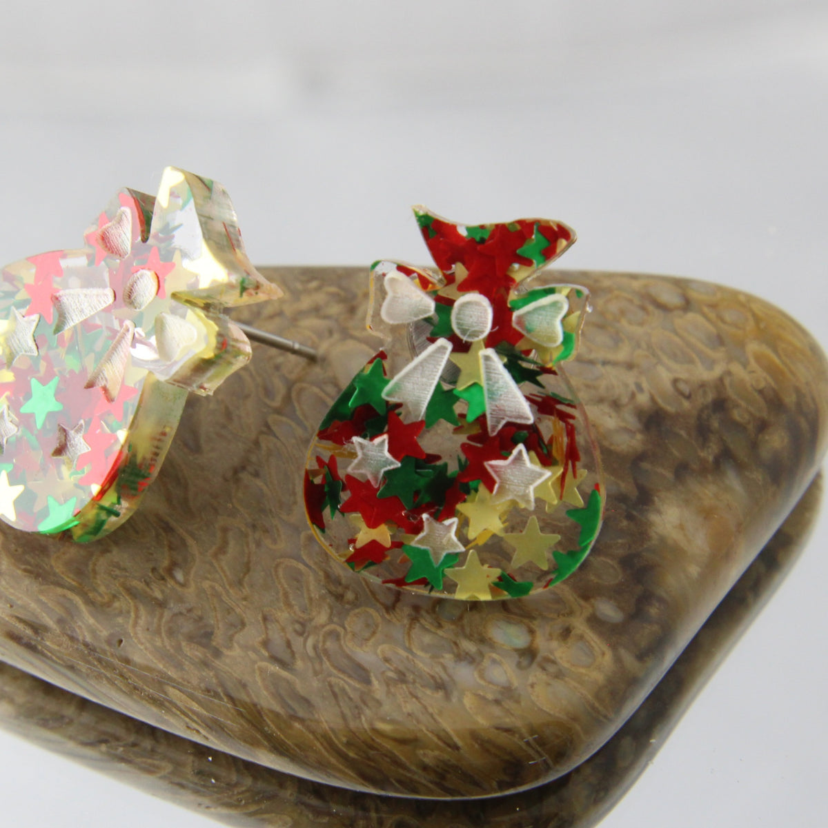 Santa's Sack Stud Earrings