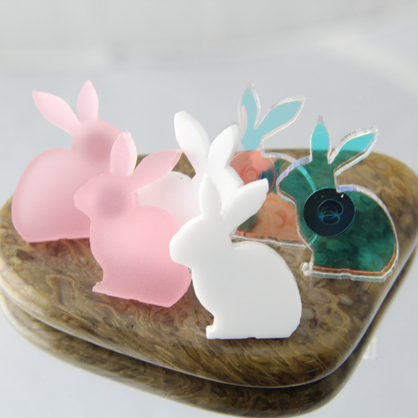 Thinking Bunnies Earrings Studs