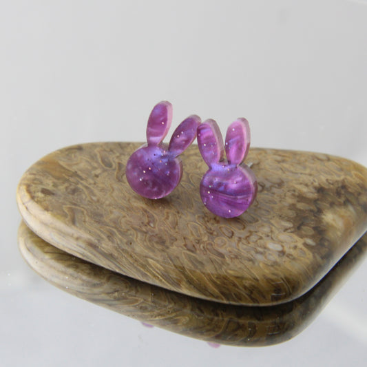 Galaxy Bunny Studs Earrings