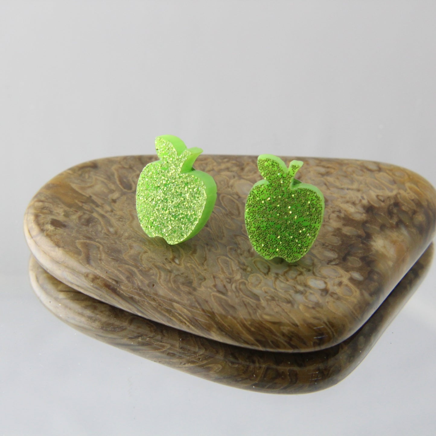 An Apple A Day Acrylic Earrings Studs