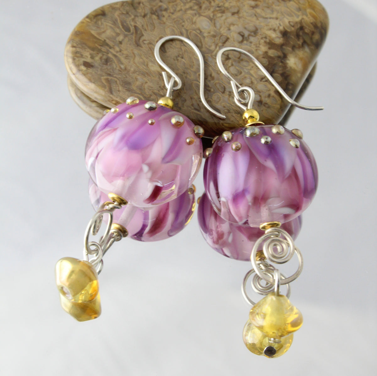 'Bloom Implosion' Glass Earrings